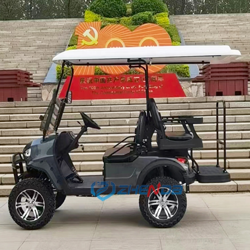 China Factory High Quality CE Certified 48V Electric Off-Road Golf Cart with 90km Range for Sale