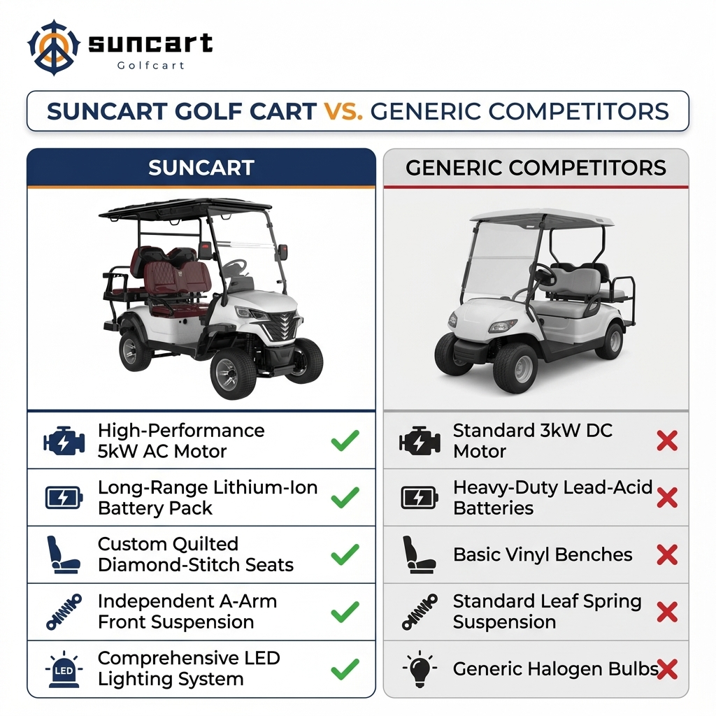 Indonesia/USA/Dubai Stock Electric Golf Buggy Fast Shipping 2 Seater Golf Cart CE MSDS
