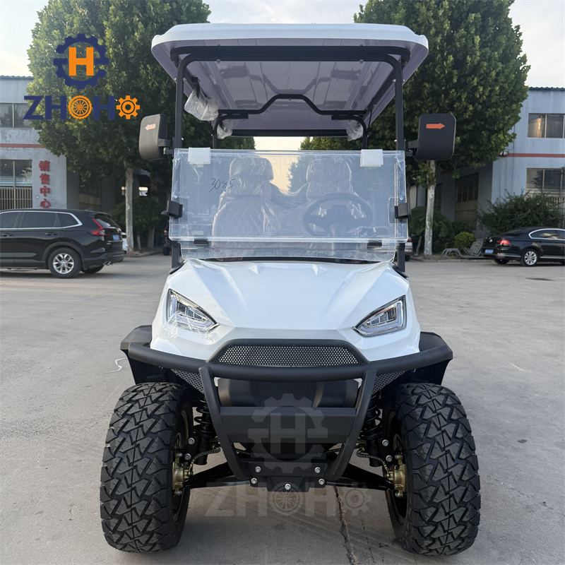 China-made Independent Suspension 4-passenger Electric Sightseeing Golf Cart Multi-purpose Vehicle Road Legal Baby Stroller