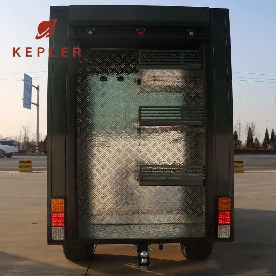 Lockable Rolling Door Cargo Box Electric Golf Cart for Security Patrol Goods Storage