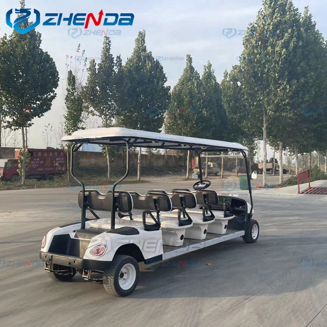 Luxury Electric Car 8 Passenger 8 Seater Utility Car Electric Golf Cart Club Golf Cart for Resort Use Hotel