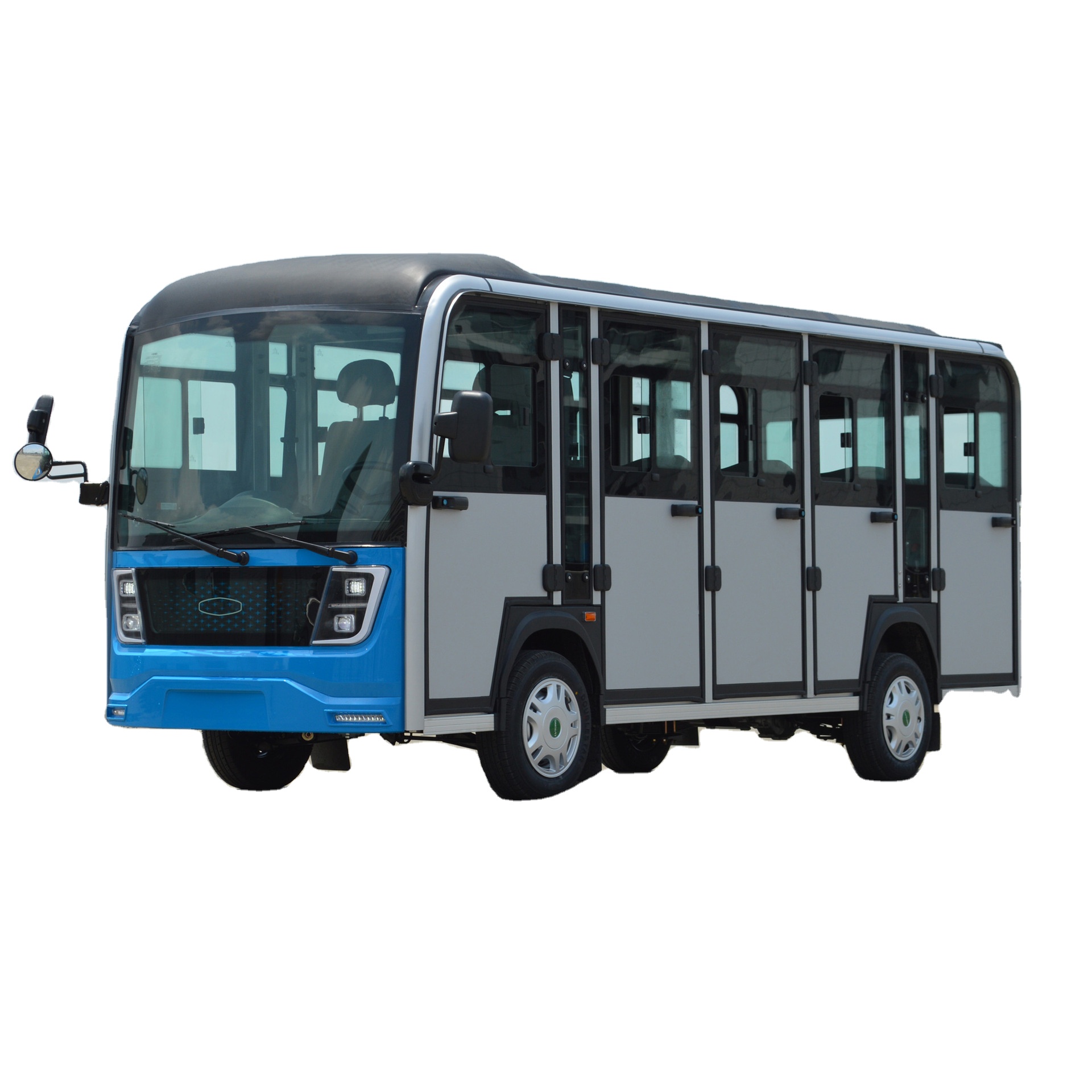 Hot Selling Parison Classic Blue 14-seats Electric Sightseeing Bus &amp; Golf Carts for City Tourist
