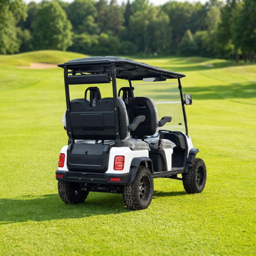 4x4 Drive Electric Golf Cart 4 Seater Off-Road 5KW Motor 60V Lithium Battery for Resort Villa Supports OEM/ODM