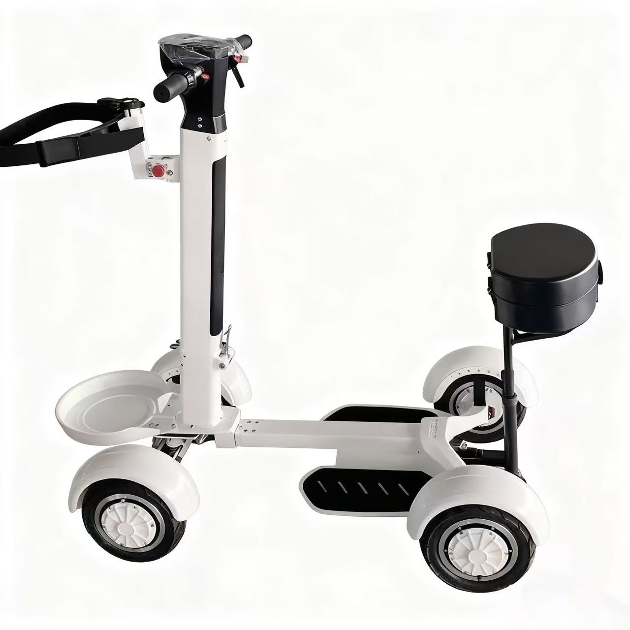 Loyal Electric Four-Wheel Golf Cart Buggy with Solar Power Intelligent GPS Foldable Design Waterproof Features
