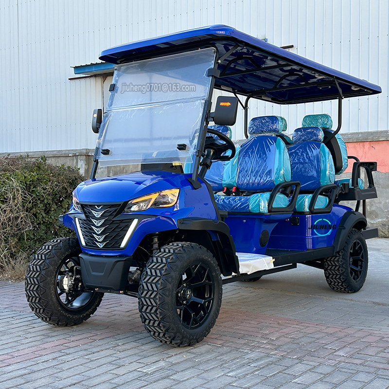 Professional Classic High Quality Utility 6 Seat 4 Wheel Electric Golf Cart Battery Lithium for Resort Use Hotel Golf Buggy
