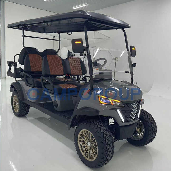 New Design 3-4 Seater Electric Golf Cart 24V Battery Club Sightseeing Car Electric Golf Scooter 30-50km/h 30-50km Range