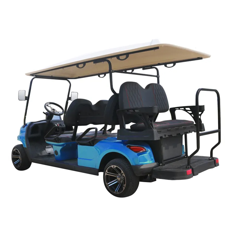 Campus Commuter Golf Cart Electric Hunting Vehicle Electric 6 Seats Golf Cart Electric Hunting Car Manufacturer