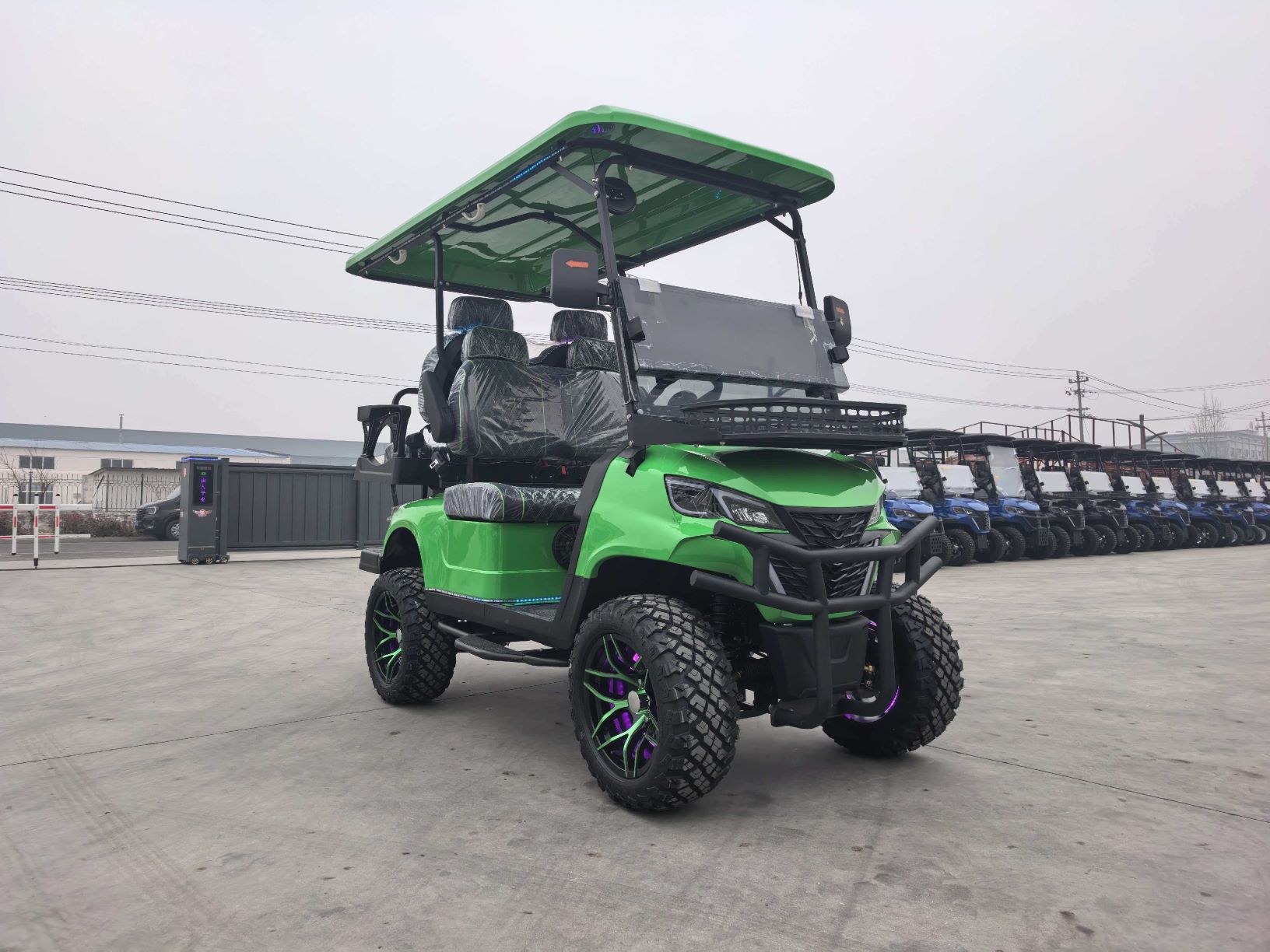 High Quality Customizable Colors Luxury 4 Passenger Club Car Green Golf Car for Hotel Reception Supports OEM/ODM