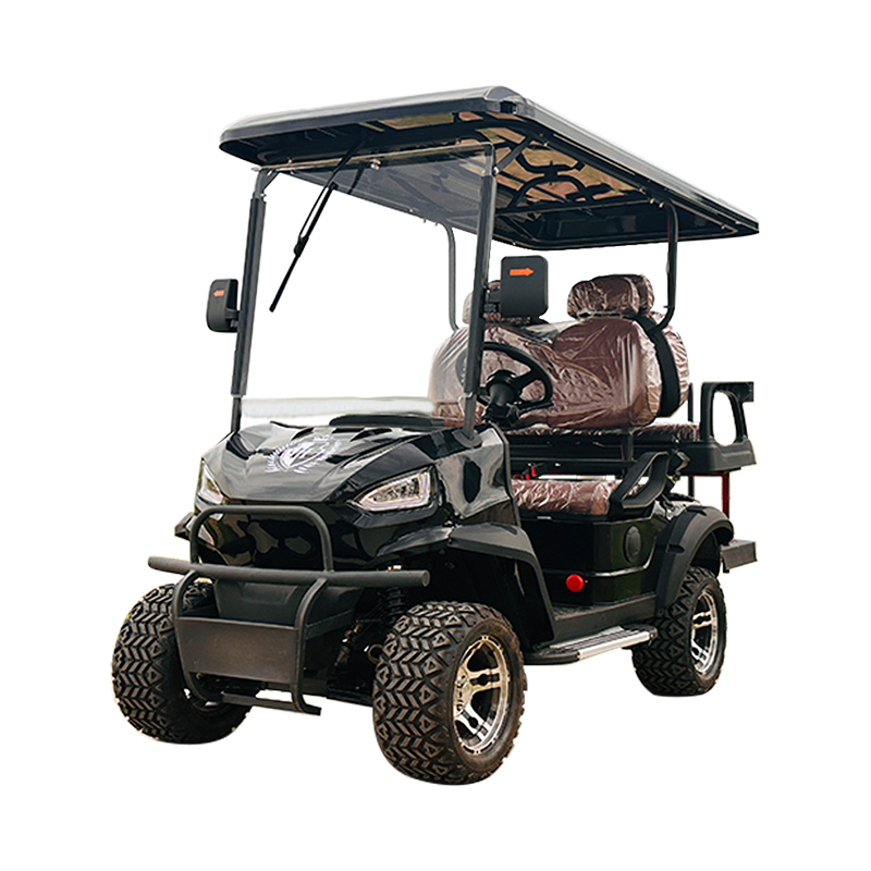 CE Certified Luxury Sightseeing 4 Seater Electric Golf Cart 12 Inch Road Tires 30-50Km/h 90km Range 60V Maintenance Free