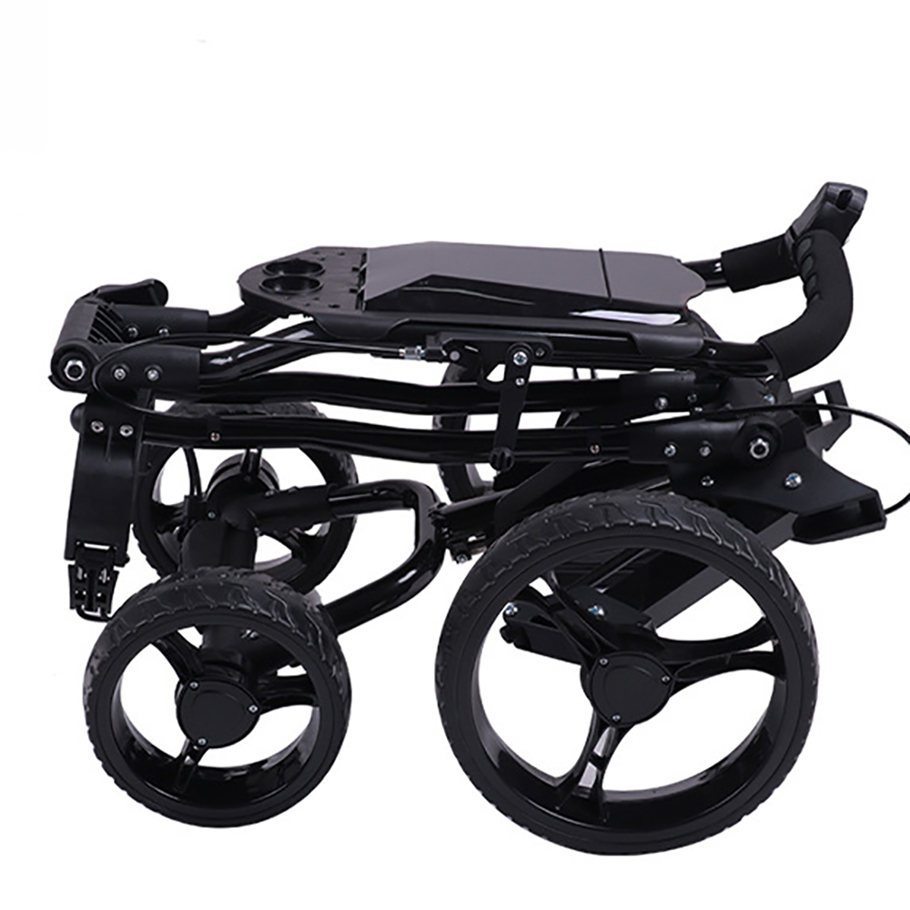 Custom Made Pull Golf Cart Folding Golf Trolley Lightweight Folding Walking Trolley Foldable Aluminum-Frame Hand Golf Cart