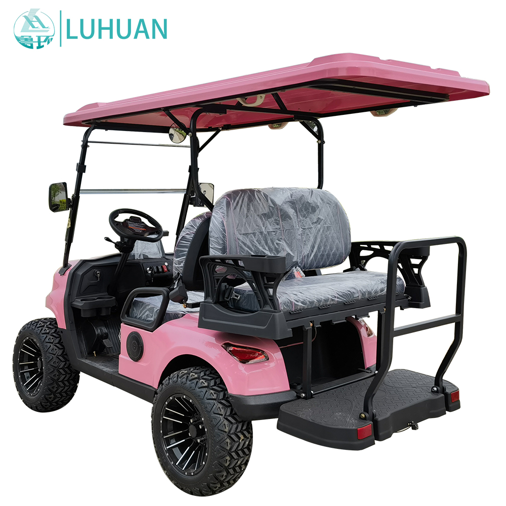 60/72V 4 Seater Lithium Battery Electric Classic Golf Cart with 3.5KW Motor 30-50km Range 30Km/h Speed 25% Climbing Ability
