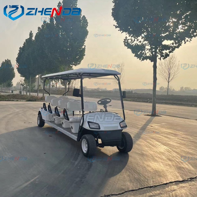 Luxury Electric Car 8 Passenger 8 Seater Utility Car Electric Golf Cart Club Golf Cart for Resort Use Hotel