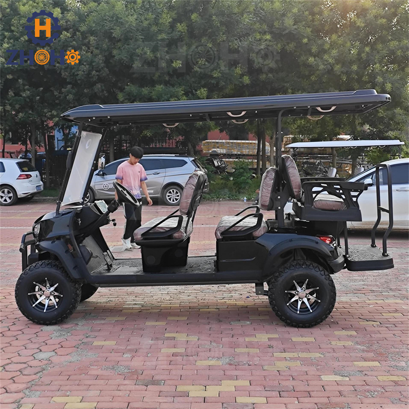 Smart Automatic AI Electric Golf Trolley with Remote Control Follow Me >8 Seats 70km/h Speed 4000W Motor 90km Range