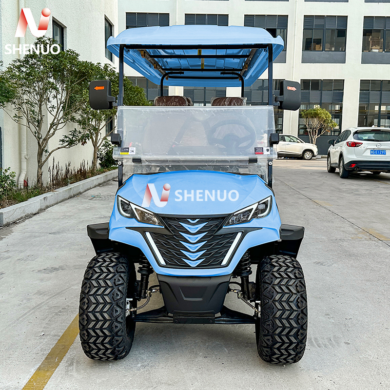 Golf Cart Gasoline 4 Stroke Engine Multi-Power Course Vehicles Resorts Mobility OEM Solution CE/ECE Certified 90km Range 30km/h