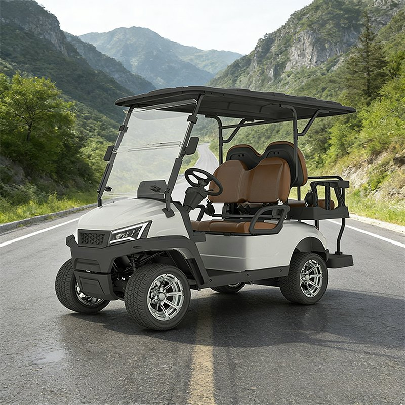 Industrial Extended-Range Electric Golf Cart for Golf Clubs Golf Cart with Quiet Operation