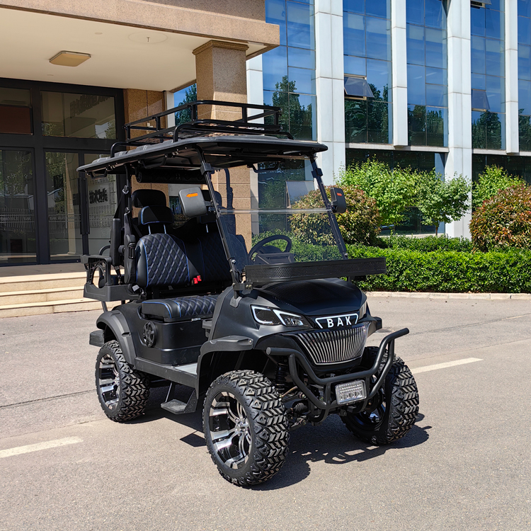 Factory Wholesale Road Legal 4-Seater Electric Sightseeing Golf Carts 5KW Lithium Battery for Hunting &amp; Golfing