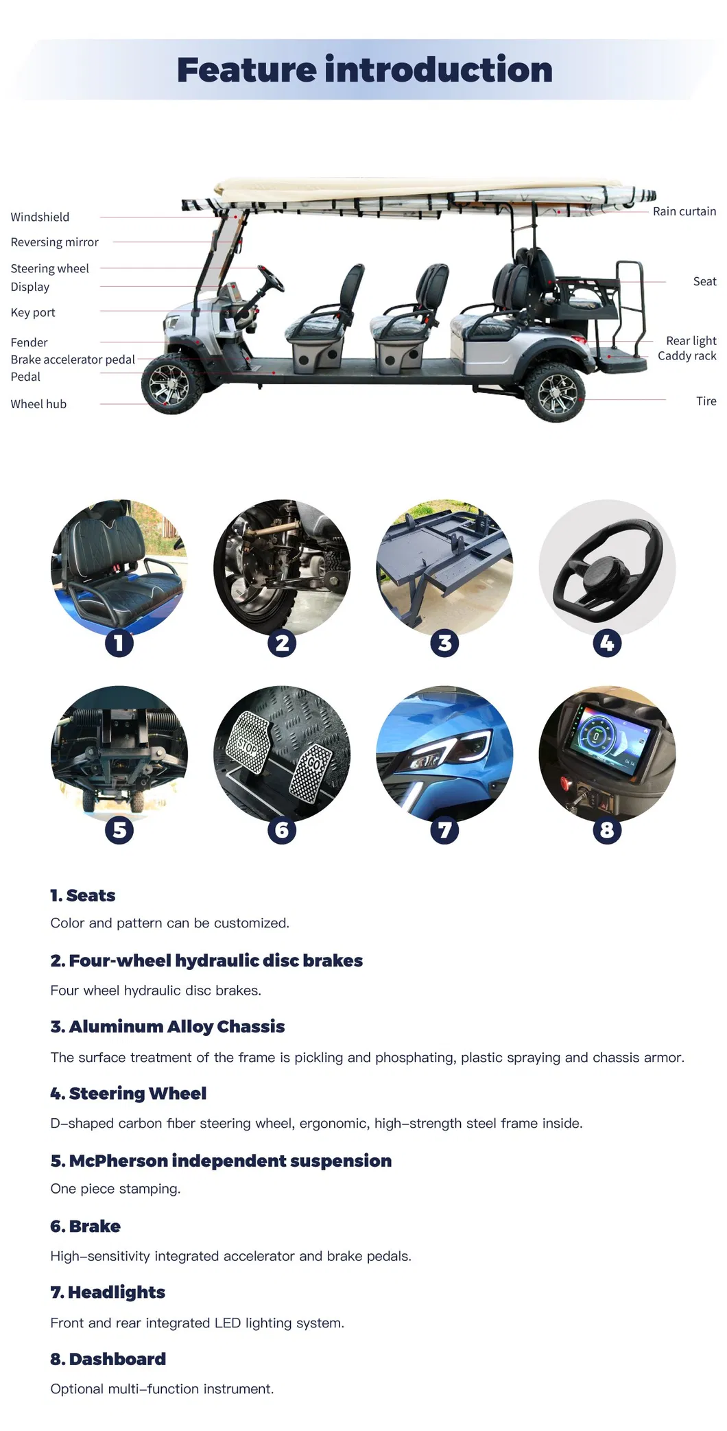 Electric Golf Cart Details