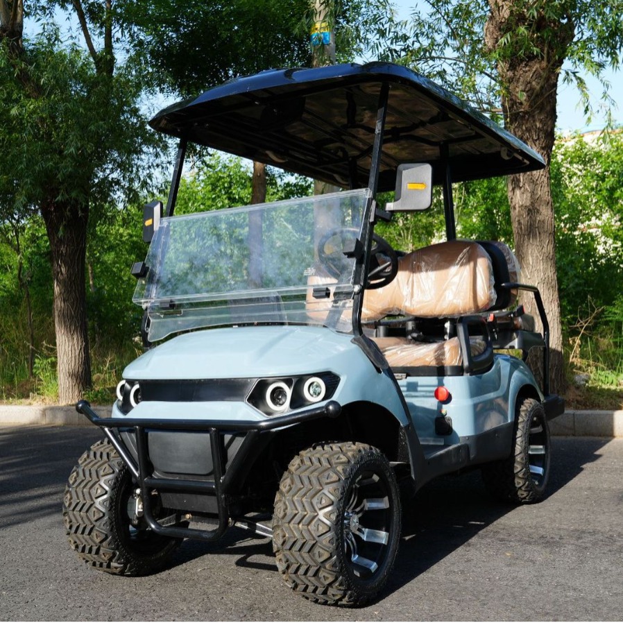 Golf Cart Source Factory Scenic Park Campus Airport Patrol Tour Off-road Electric Golf Sightseeing Car 2 Seats
