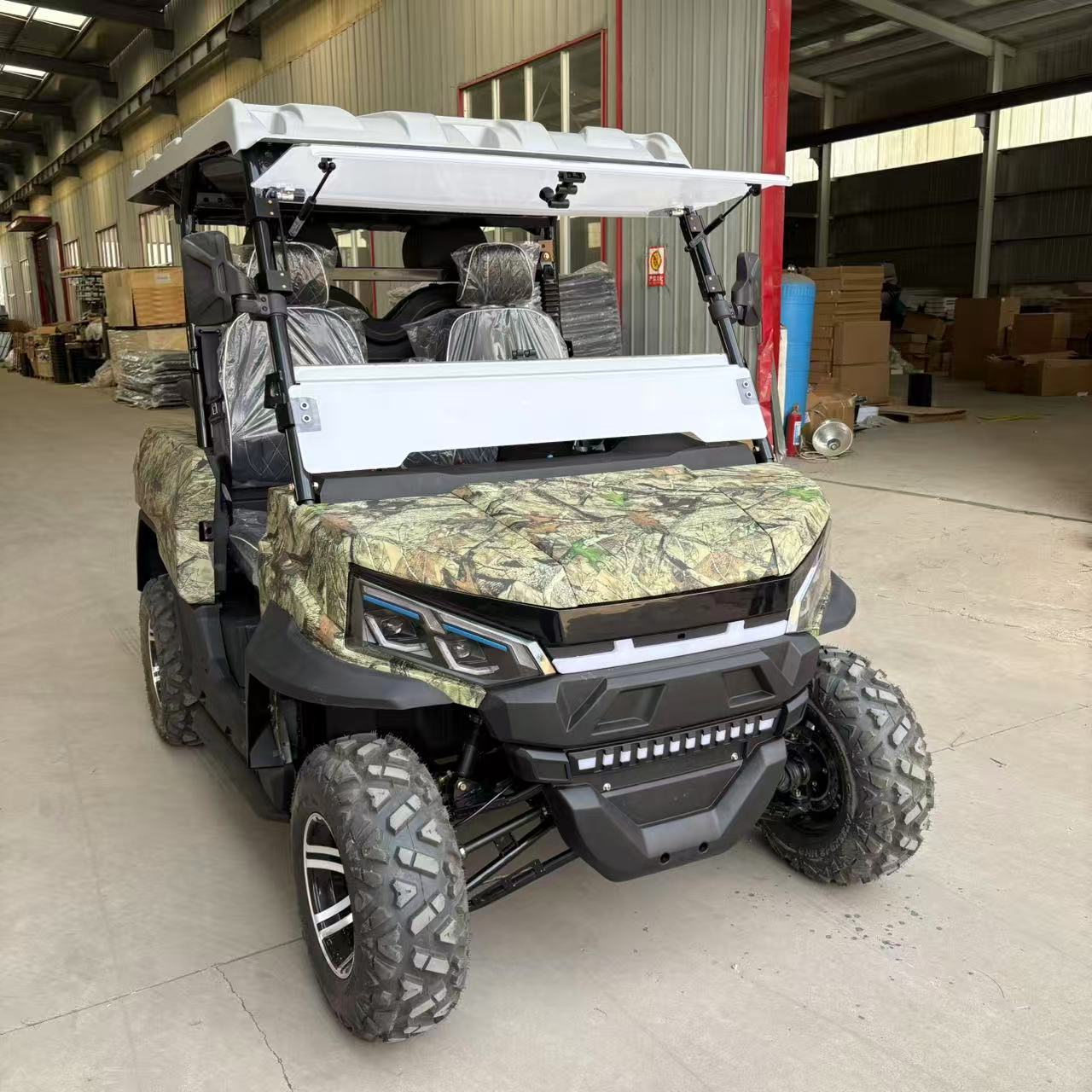 Golf Cart 4 Seat EEC Certified with Stretcher First Aid off Road 4 Wheel Drive All Terrain Suspension Resort Campus Rescue New