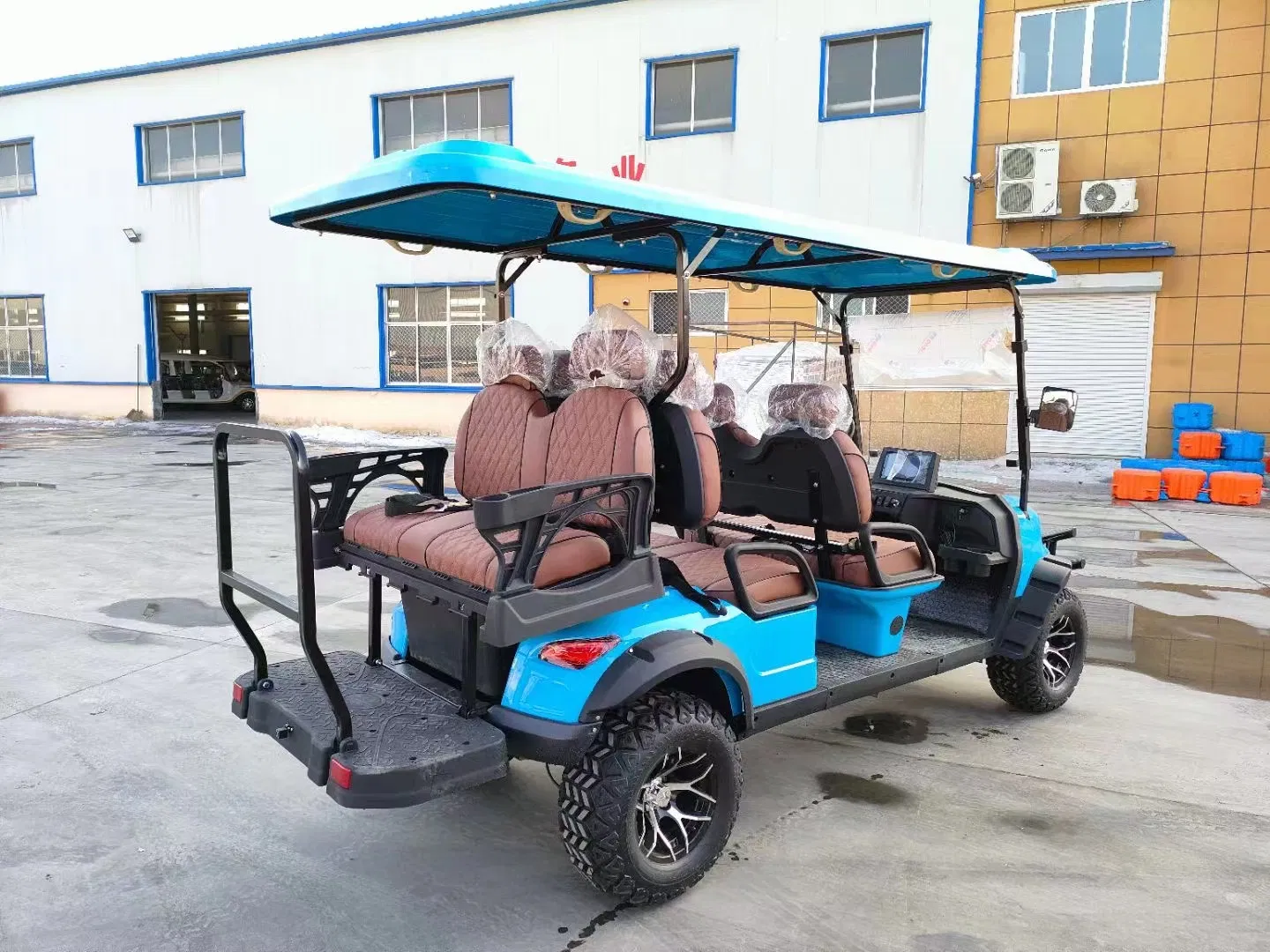 Cecertified2 4 6 8 Seats Hunting Golf Cart Metal Steel Plastic Hunting Club Car