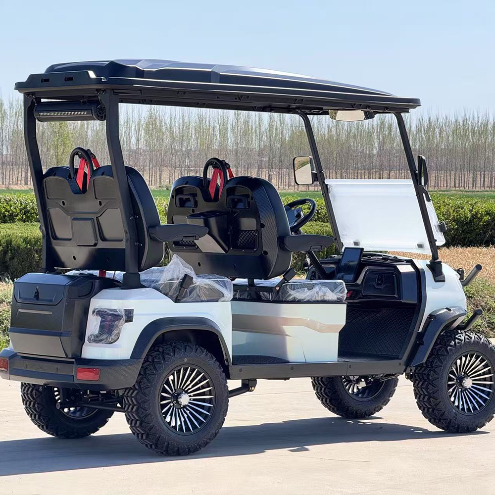 4 Seater Golf Cart Angle View