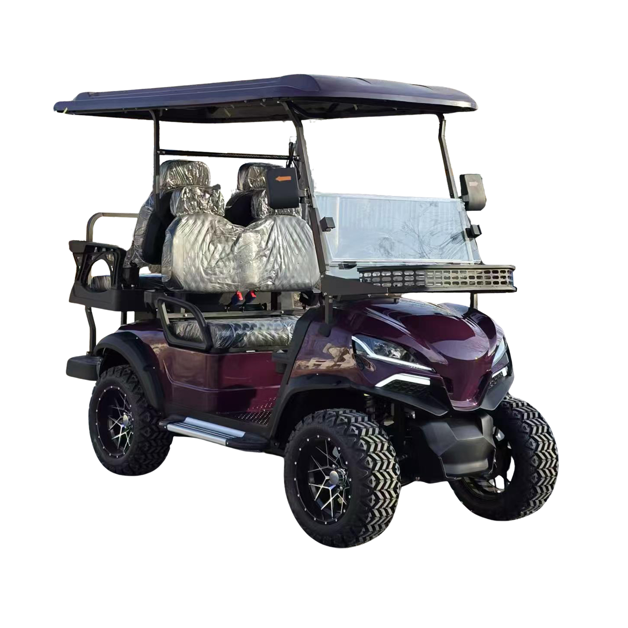 4kw Motor Electric Golf Car 4 6 8 Seater Utility Golf Cart Electric 48V 60V 72V Lithium Golf Scooter