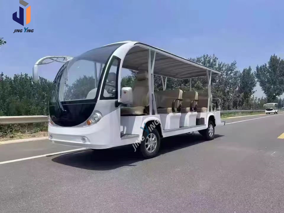 14 Passenger Sightseeing Car Golf Buggy Carts Tourist Electric Shuttle Bus Golf Carts Electric Sightseeing Bus