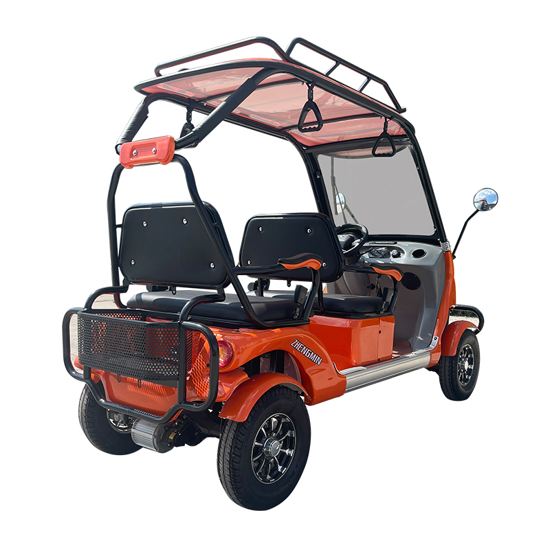 Adults 2026 Small Electric Lithium Solar Powered 4 Seater Golf Cart 2500W Motor 30-50km/h Speed 50-70km Range EEC Certified 60V