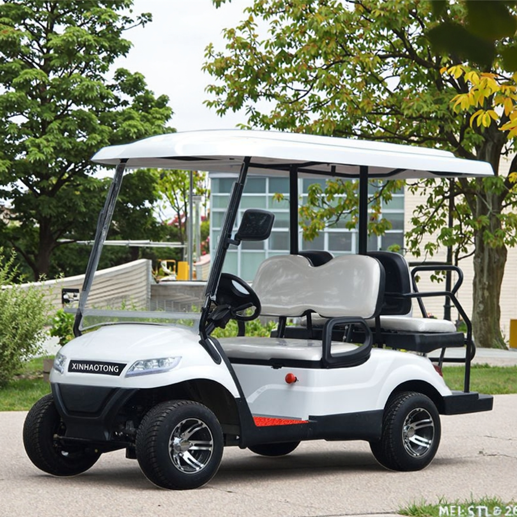 Scenic Tourism Electric Golf Cart with 8 Seats 48v Battery Engine Durable Steel Construction for Hotels Campuses Houses