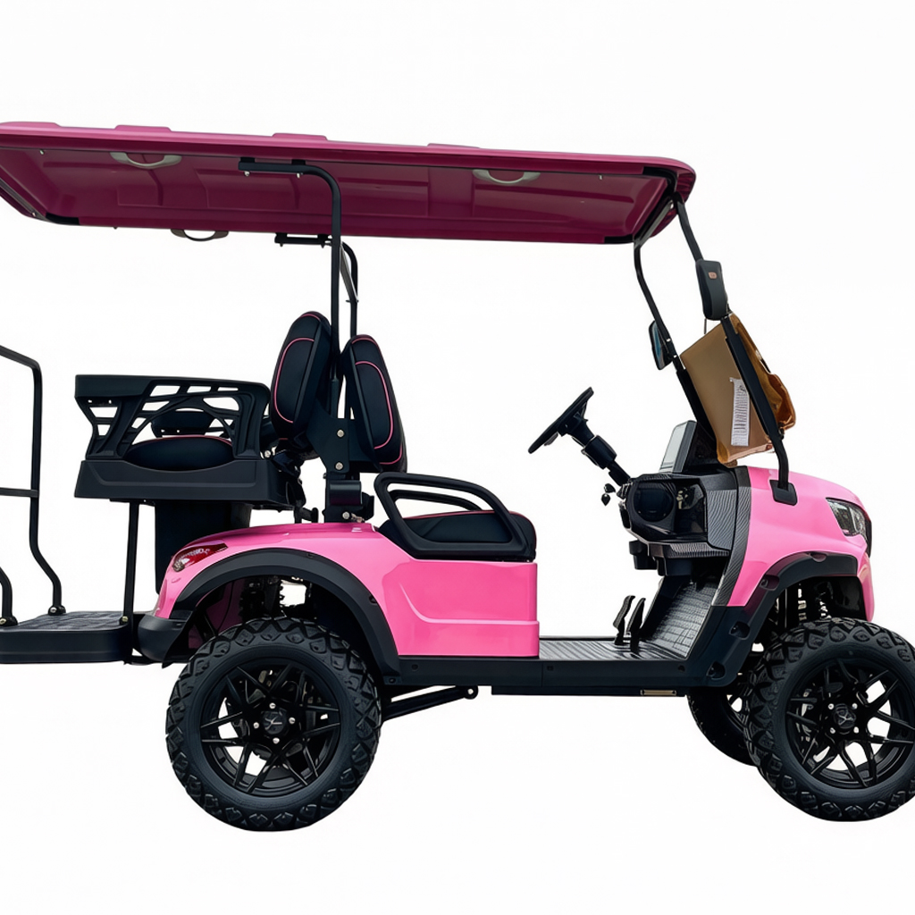 Solar Powered New Electric Golf Cart 48V/72V/48V Lithium Battery 4-seat Sightseeing Global Market Club Car