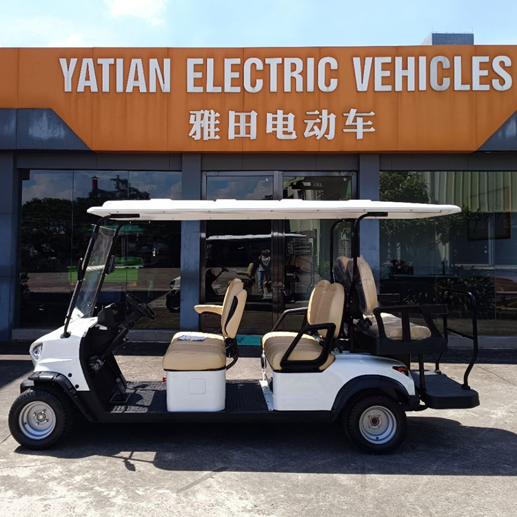 6 Seater Golf Cart Electric Model for Resort Shuttle and Campus Mobility