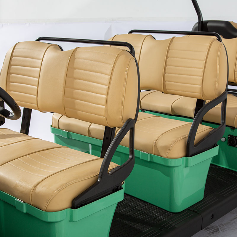 Wuxi Secolo Street Legal 6+2 Seats Electric Golf Cart for Community Transportation