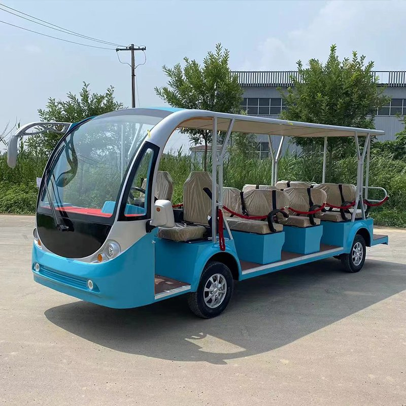 Attractive Price New Appearance14 Seater Community Shuttle Electric Sightseeing Car Golf Cart