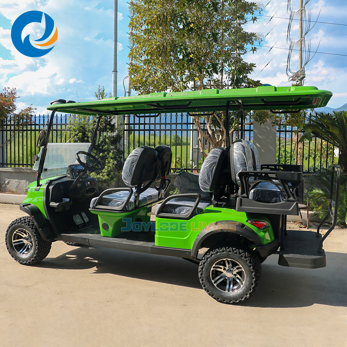 Autonomous Self Driving Metal Golf Cart Prototype Sensor Avoidance Technology 5KW AC Motor 3-4 Seats Lead Acid Battery CE