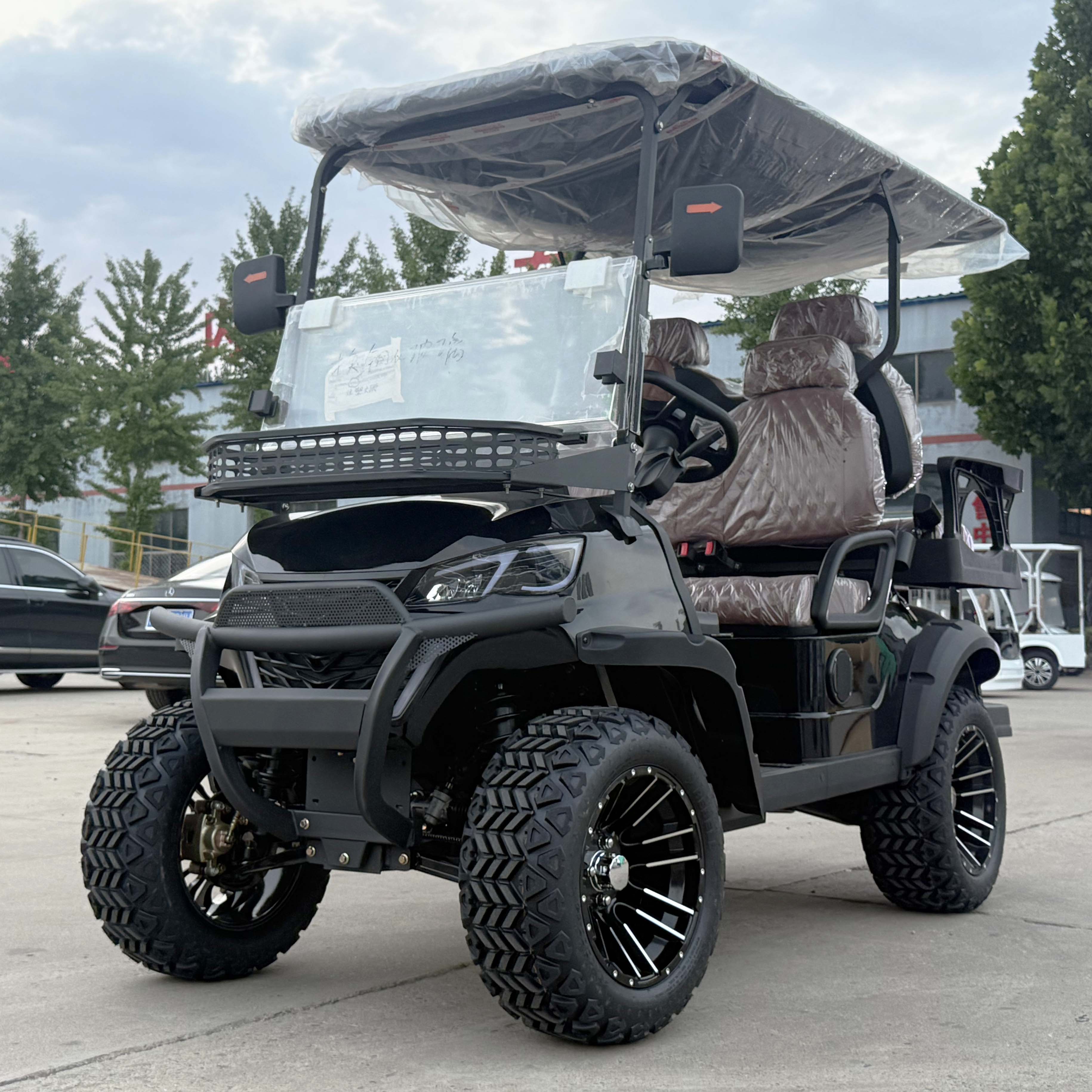 Electric Golf Cart New Utility Vehicle Steel Construction CE Certified Street Legal Buggy Scooters for Sale