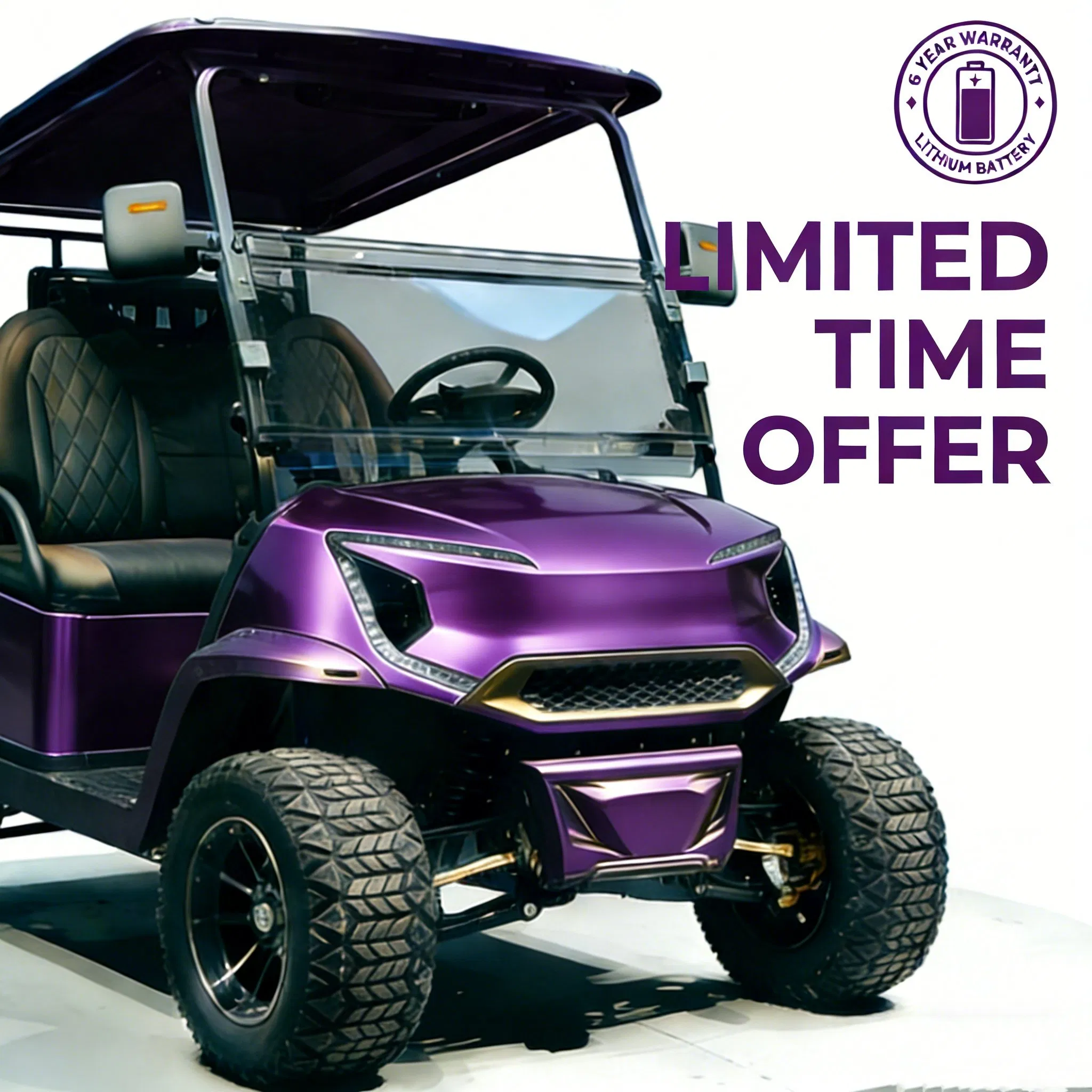 Tongcai &amp; Kepler with Armrests and Swivel Seat for Easy Entry Comfortable Ride Durable Frame for Resort Hotel Fleet Community Electric Golf Cart