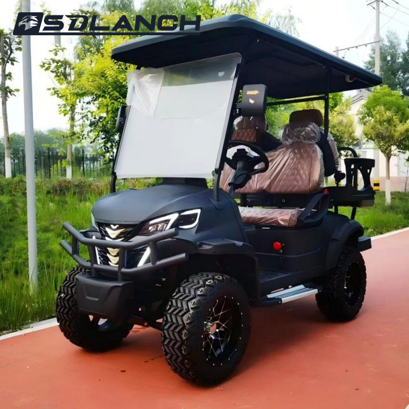 Electric Buggy Car Hunting Club Utility Trolley Course New Arriveal Exclusive Partner New Design Factory 2 Seat Sightseeing Bus Club Golf Buggy Hunting Cart