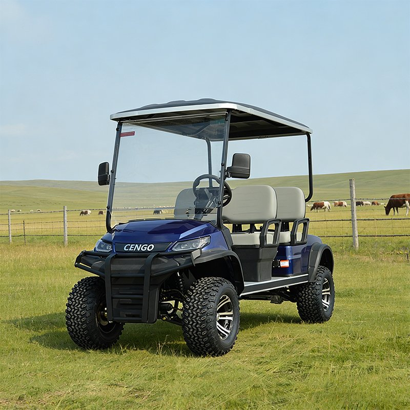 Long-Range Industrial Golf Cart for Ports Electric Car with Sturdy and Durable Construction