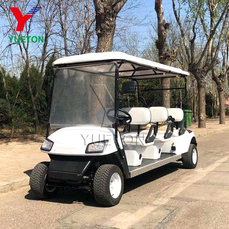 Factory Direct Price Battery 8 Seats Luxury Electric Sightseeing Car Golf Cart Club Car