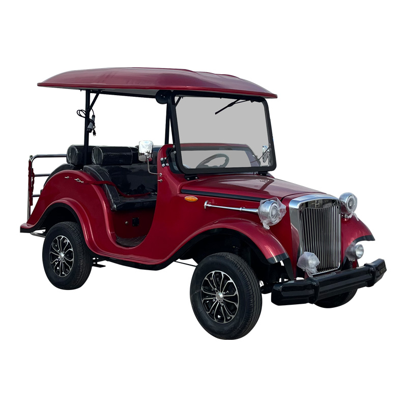 Sharefer 5 Seats Mini 72V Lithium Battery Electric Cart Vintage Classic Sightseeing Cars Best Electric Golf Carts