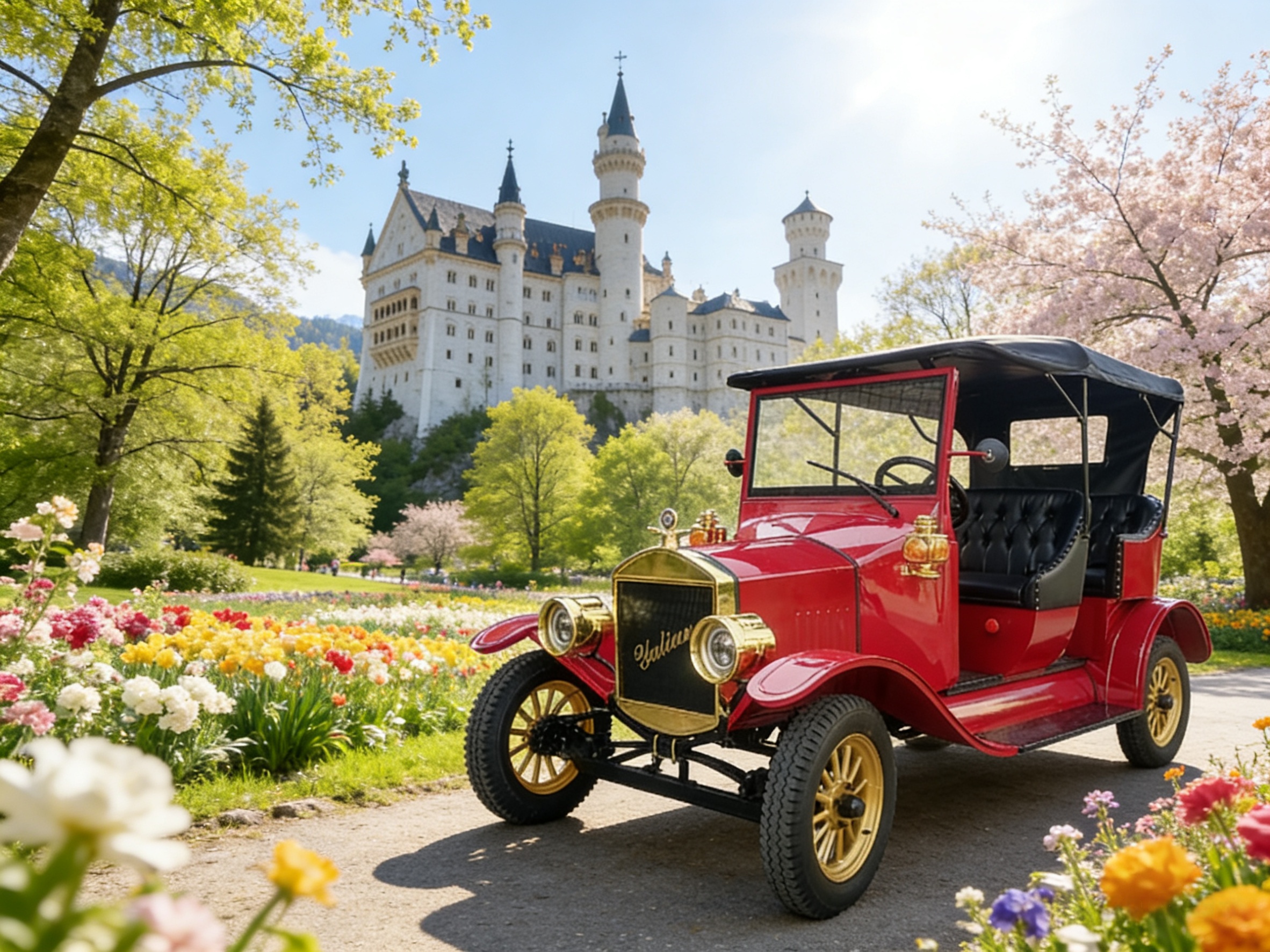E-mark CE COC EEC Certified Classic Electric Golf Cart | Custom Vintage Sightseeing Car for Airport Hotel Resort