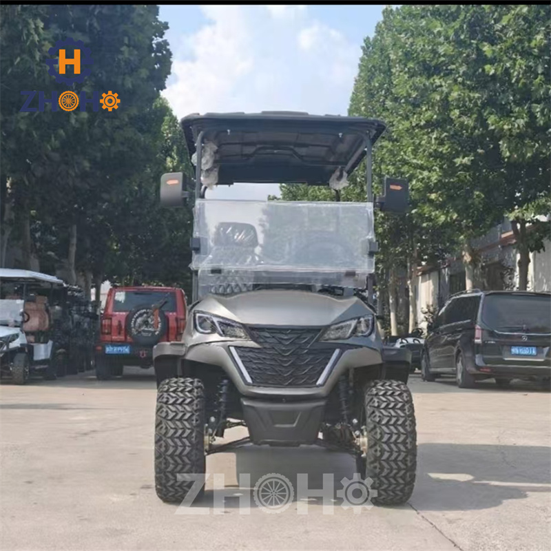 All-in-One Smart Golf Cart Intelligent Steering Touch Screen Media 4 Seater Design Golf