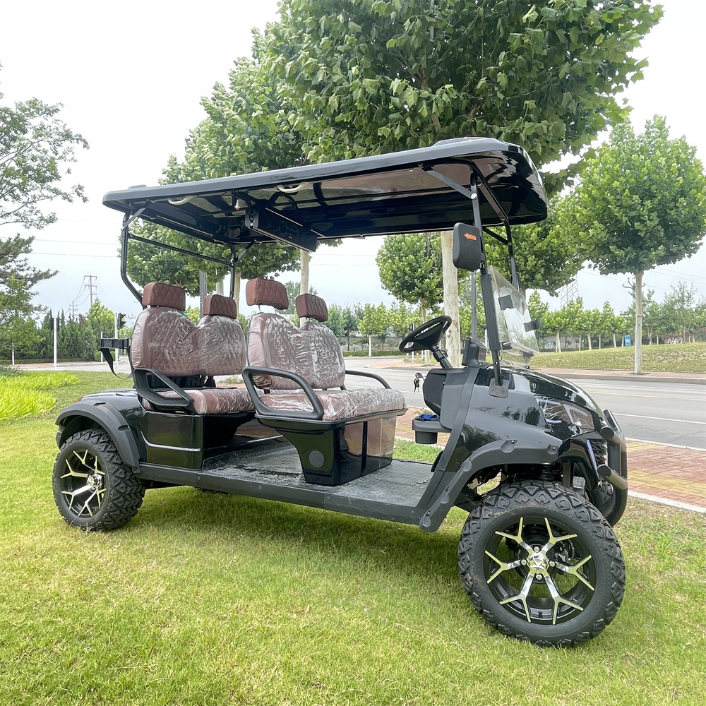 Four-Wheeled Scenic Tour Sightseeing Golf Car EV Vehicles Hotel Ferry Car Campus Reception Golf Cart