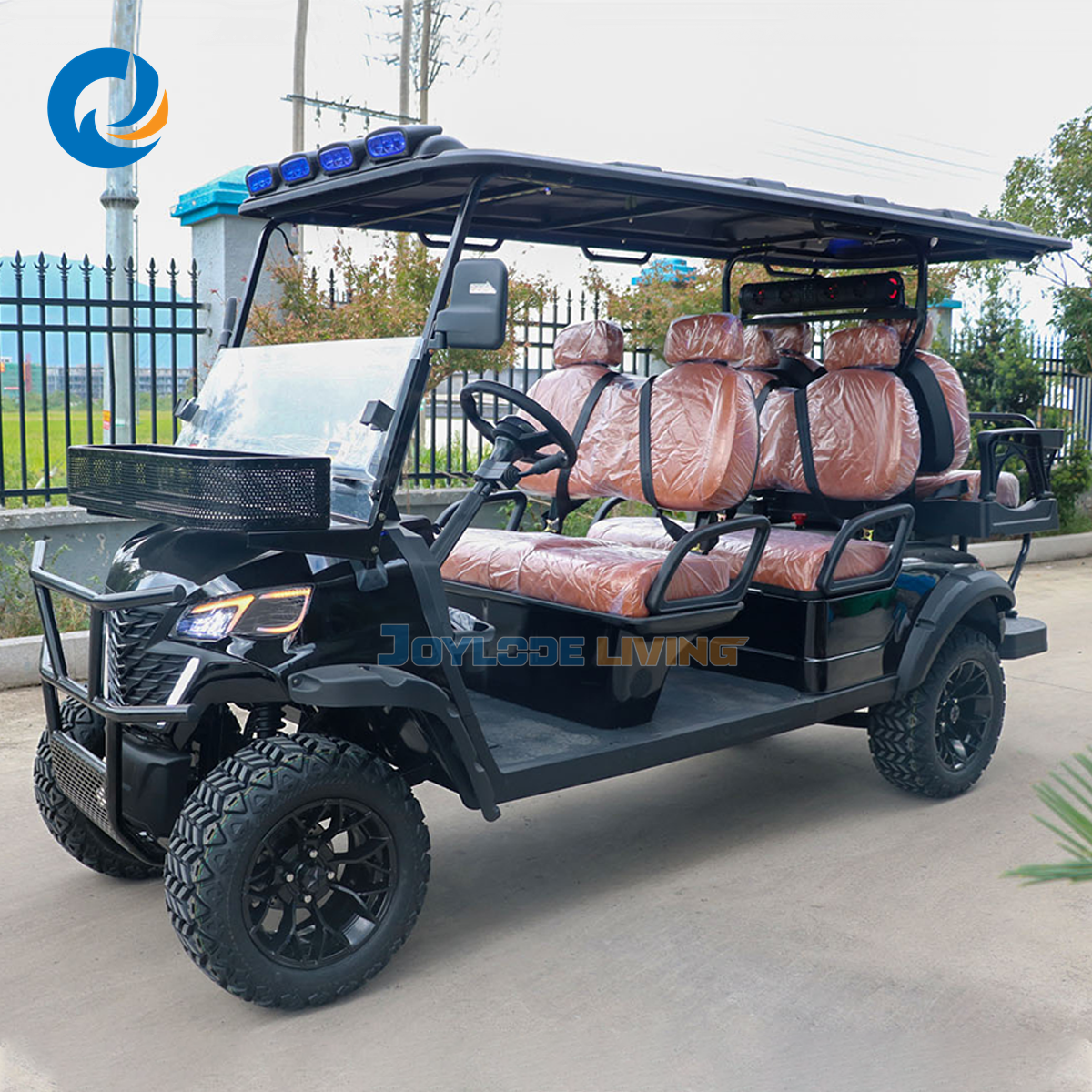 Autonomous Self Driving Metal Golf Cart Prototype Sensor Avoidance Technology 5KW AC Motor 3-4 Seats Lead Acid Battery CE