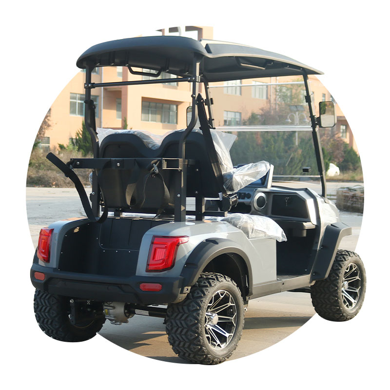 Factory Import Street Legal 48V/72V Electric Golf Car 2 Seater Lithium Off Road Lifted Hunting Golf Buggy Club Cart From China