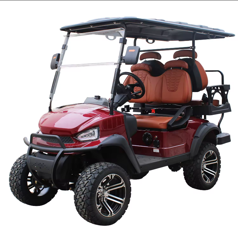 Electric Golf Cart Custom Golf Buggy 4 Seater Big Display Economical Sightseeing Tourism and Rentals