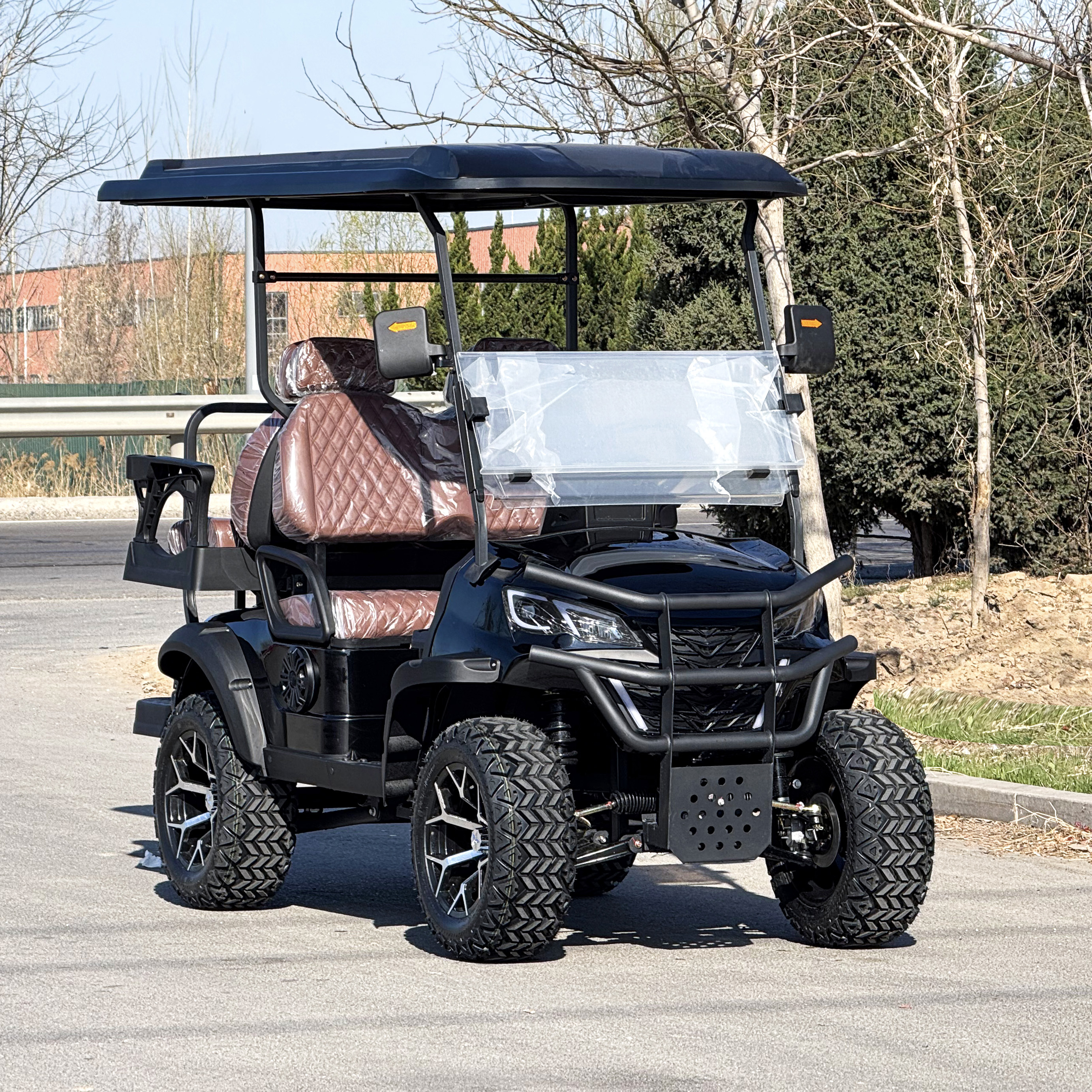 Golf Cart Four Seats Electric Customized Golf Carts With Lithium Batteries