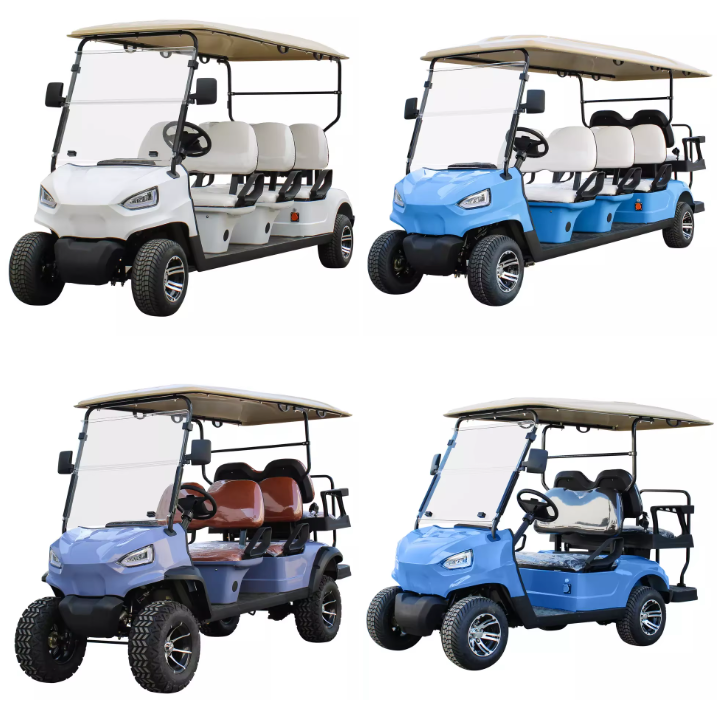 Solar Panels Golf Cart Customization Factory Direct Saleupgrade Golf Buggy Electric Golf Cart