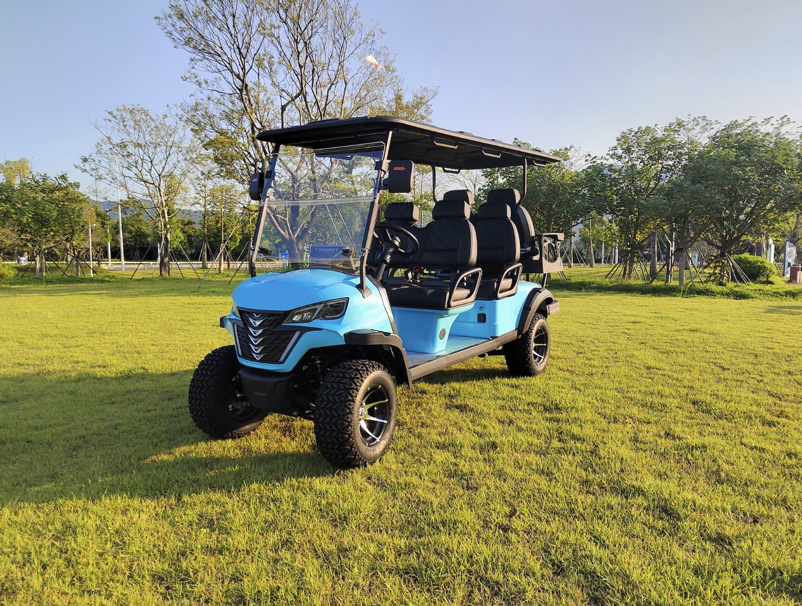 Lithium Battery 4KW Best Electric Off-road 1&ndash;2-Seater Golf Cart/Golf Buggy System Cheap Price Metal Steel Plastic Hunting
