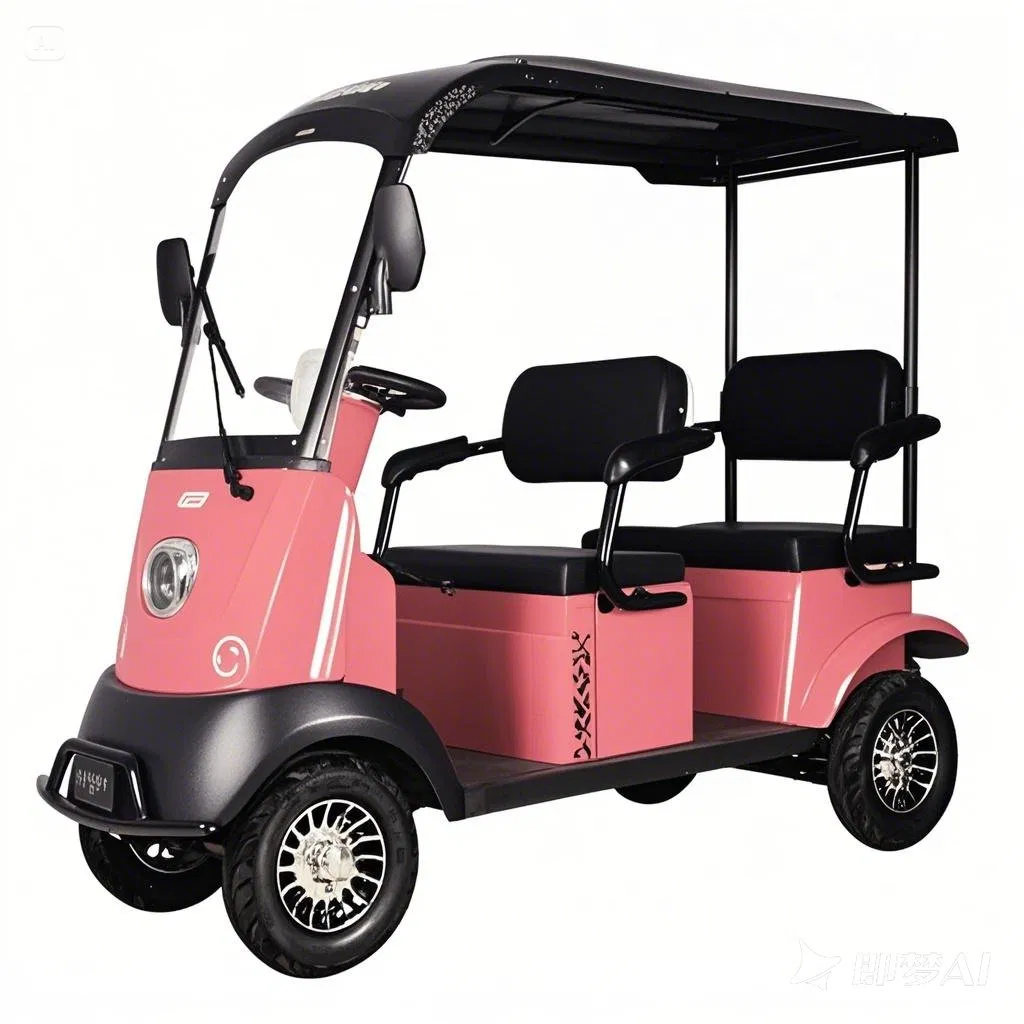 Rearview Radar Quiet Operation Industrial Park Patrol Mobile Vending off Road Golf Cart Electric Golf Cart